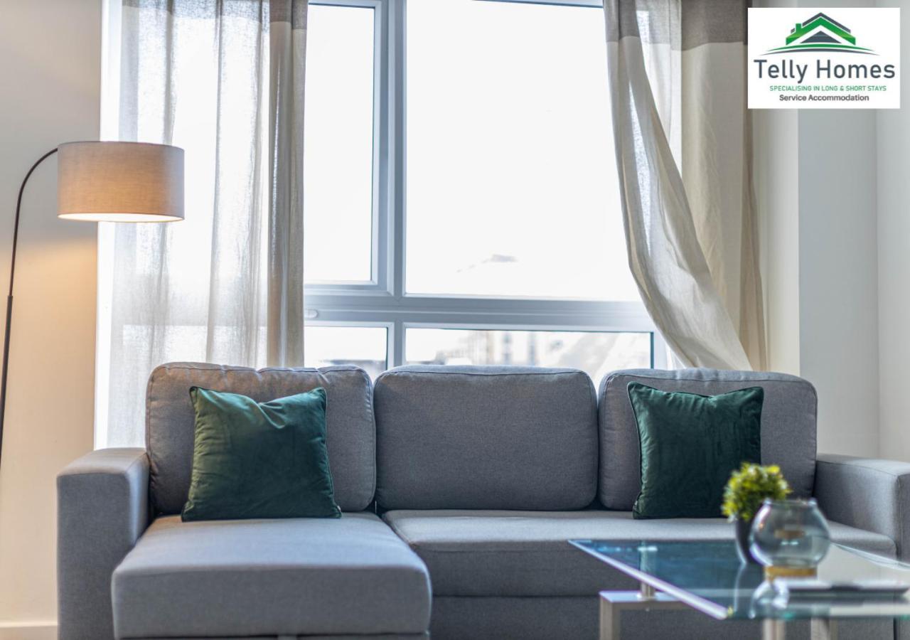 Marigold at Telly Homes: Central Birmingham Apartment with WiFi Exterior photo