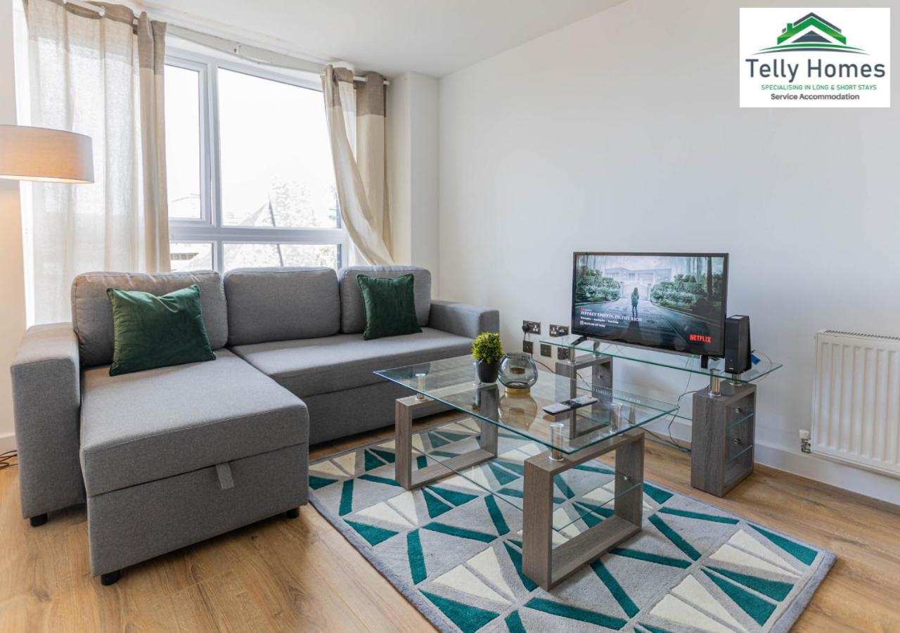 Marigold at Telly Homes: Central Birmingham Apartment with WiFi Exterior photo